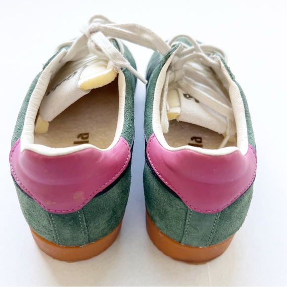 Women’s Evergreen Elan Gola Sneakers Green Pink Tennis Shoes Anthropologie - Picture 5 of 7